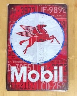Mobil モービルガス レトロ看板 アメリカン レトロ 看板 MOBIL おしゃれ モービル ペガサス